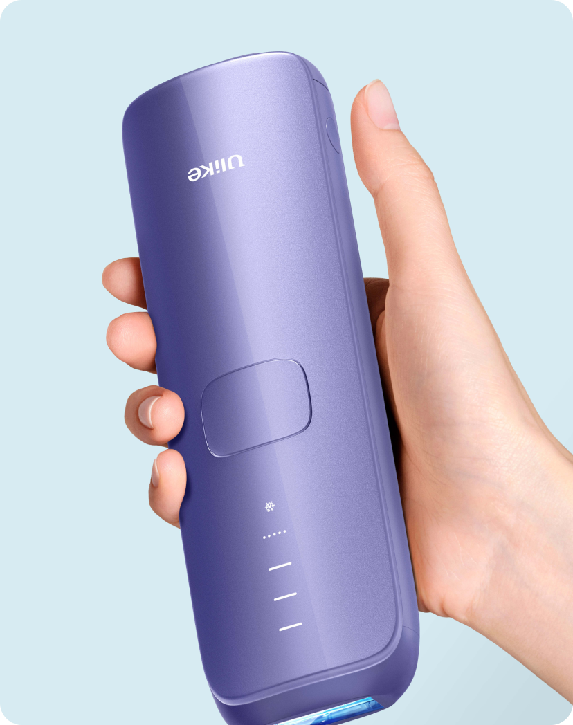 Appuyez sur le mode d'intensité souhaité de l'épilateur IPL Ulike