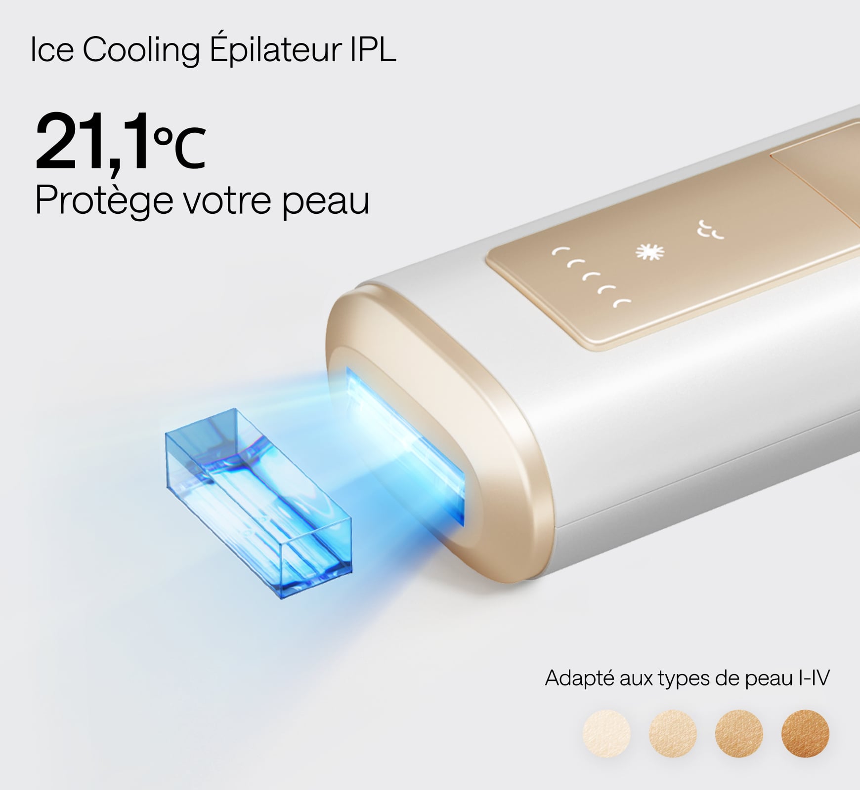 Ulike Air 2 Épilateur à lumière pulsée à domicile