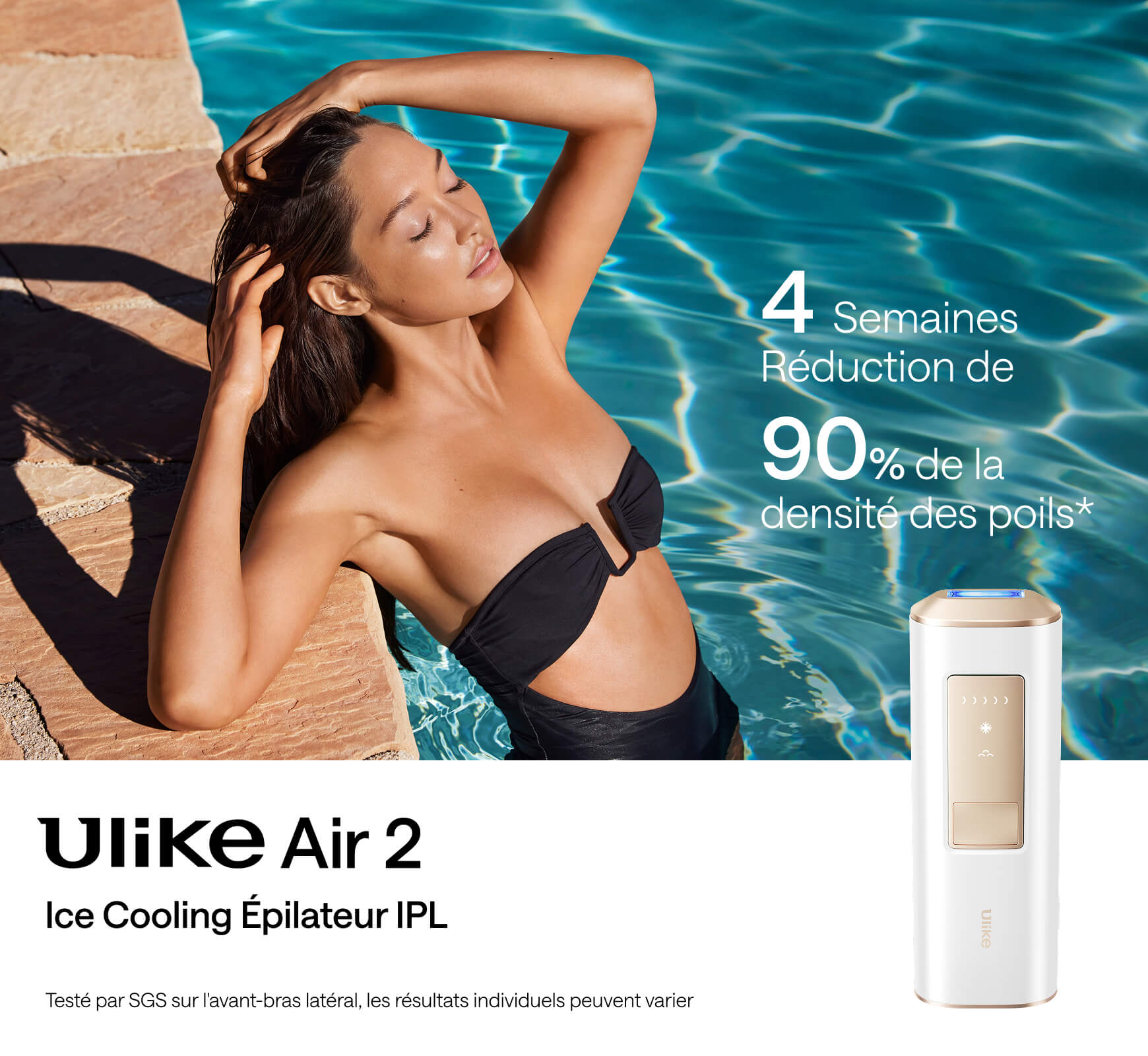 Ulike Air 2 Épilateur à lumière pulsée à domicile
